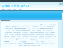 Tablet Screenshot of domainreseller.de